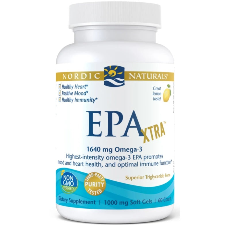 NORDIC NATURALS EPA Xtra, 1640mg 60 softgels Lemon (530EPA)