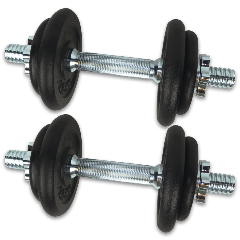 CP SPORTS Premium hantelset 2x10kg(G75-1) 2x