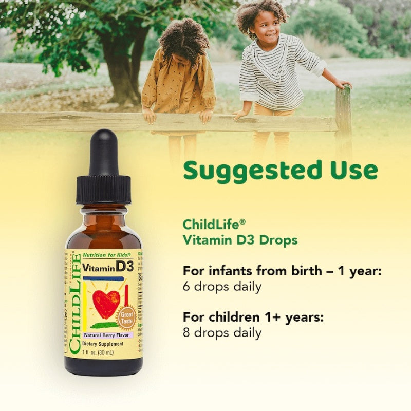 CHILDLIFE D3-dråber til børn, 30 ml