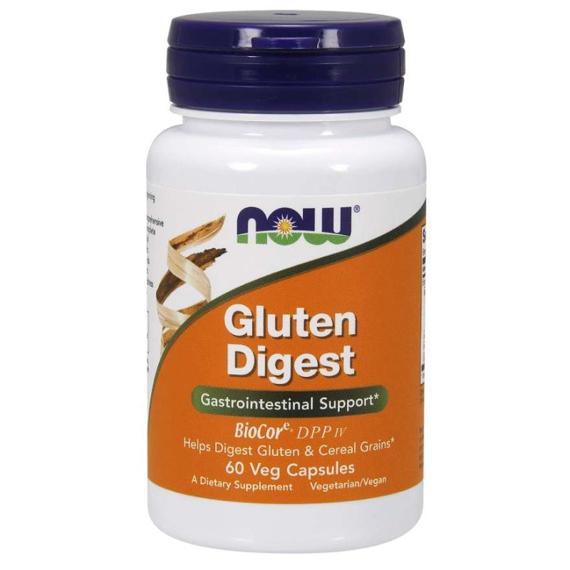 NOW FOODS Gluten Digest - 60 vcaps