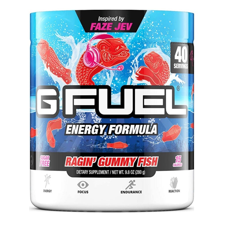 G FUEL Energy Formula 40 portioner Peach Rings (Sonic)