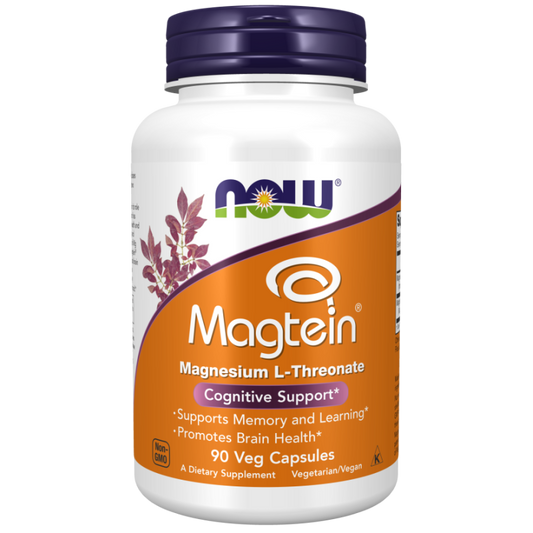 NOW FOODS Magtein Magnesium L-Threonate - 90 vcaps (Magnesium L-threonat)