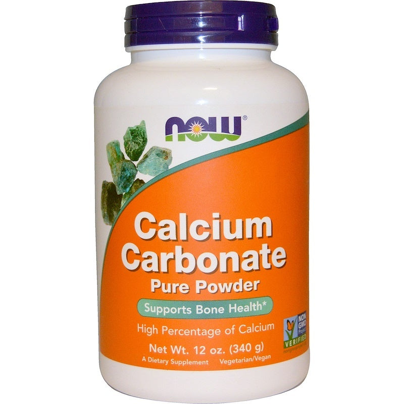 NOW FOODS Calciumkarbonat - 340 gram