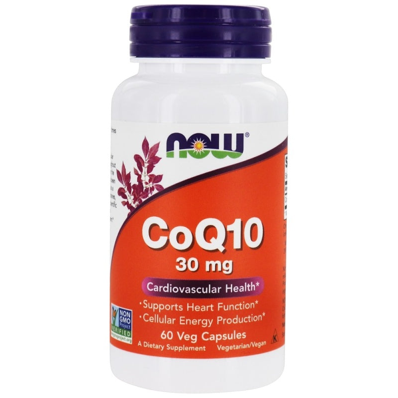 NOW FOODS CoQ10 30mg - 60 veganska kapslar