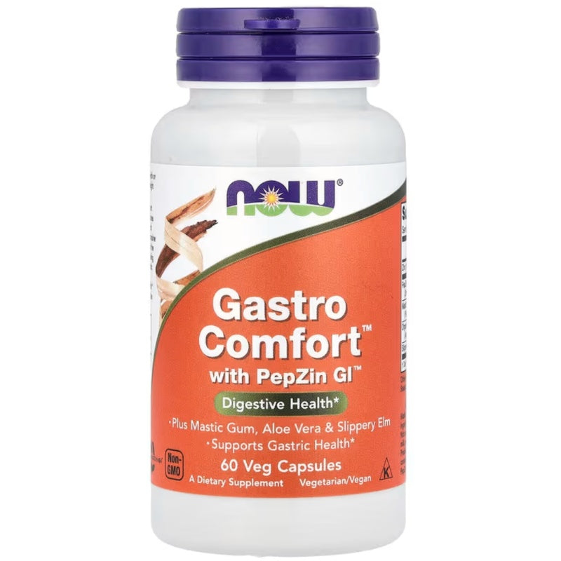 NOW FOODS Gastro Comfort med PepZin GI - 60 vcaps