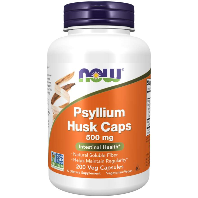 NOW FOODS Psyllium Husk 500mg 200vcaps
