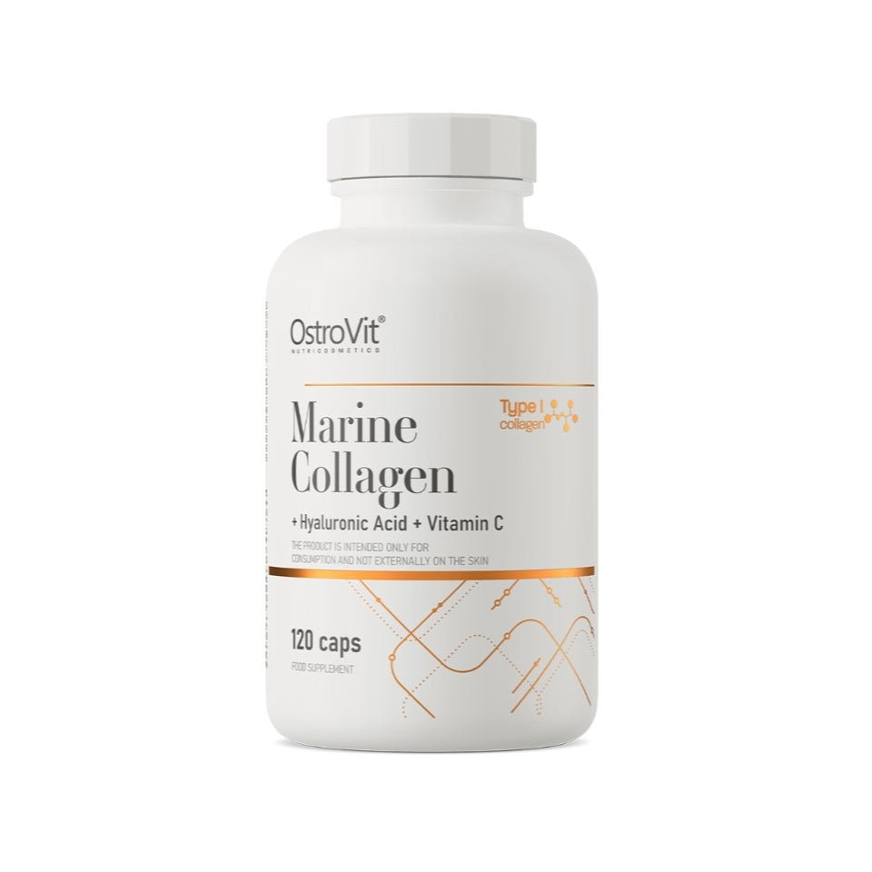 OstroVit Marine Collagen med Hyaluronsyre 120 kapsler