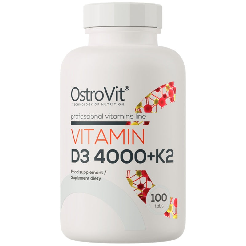 OstroVit Vitamin D3 4000 IU + K2 100 tablets
