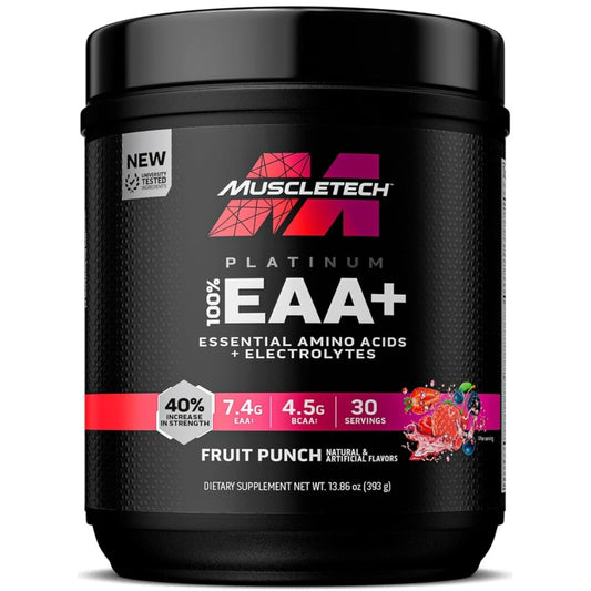 MUSCLETECH Platinum 100 % EAA+ 30 portioner (400g) Grapefrukt