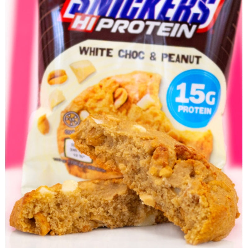 SNICKERS High Protein Cookie 60g White Choc & Peanut