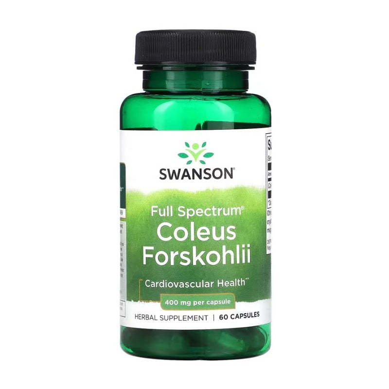 SWANSON Coleus Forskohlii 400mg - 60 kapsler