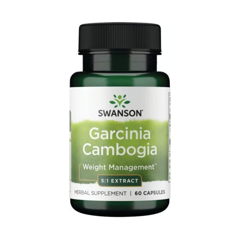 SWANSON Garcinia Cambogia 5:1 Ekstrakt 80 mg 60 Kapsler