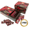 2-pack Epimedyumlu Macun ört med växtbaserade portionspåsar, röd förpackning.