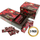 2-pack Epimedyumlu Macun ört med växtbaserade portionspåsar, röd förpackning.