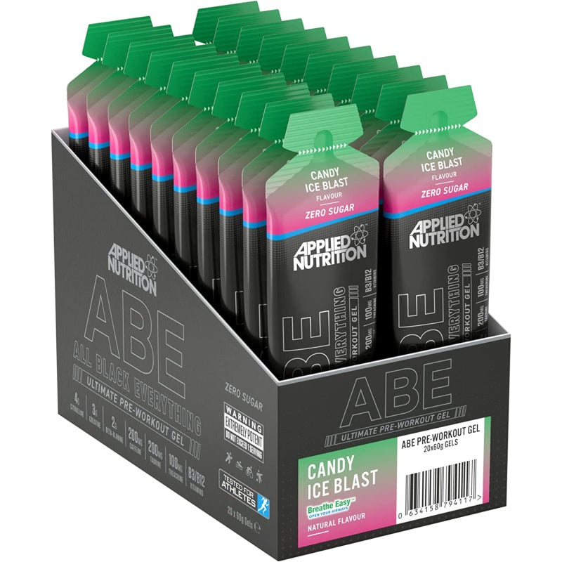 Applied Nutrition ABE PRE Gel 60ml Candy Ice Blast (Breath Easy)