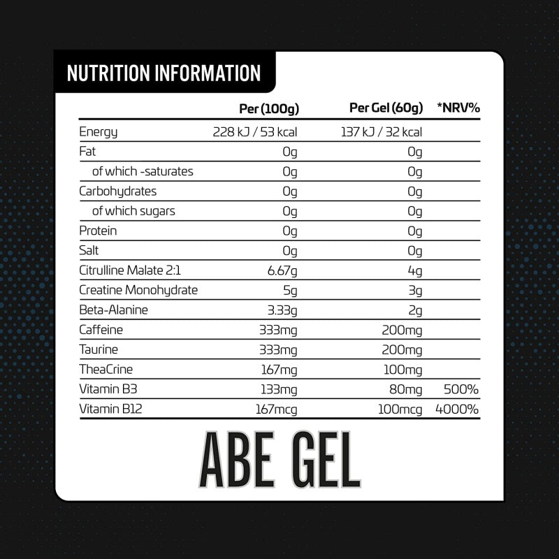 Applied Nutrition ABE PRE Gel 60ml Candy Ice Blast (Breath Easy)