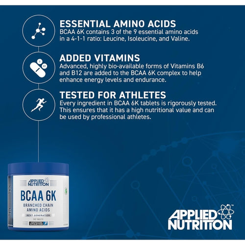 Applied Nutrition BCAA 6K (4:1:1) - 300 caps BB 04/2026