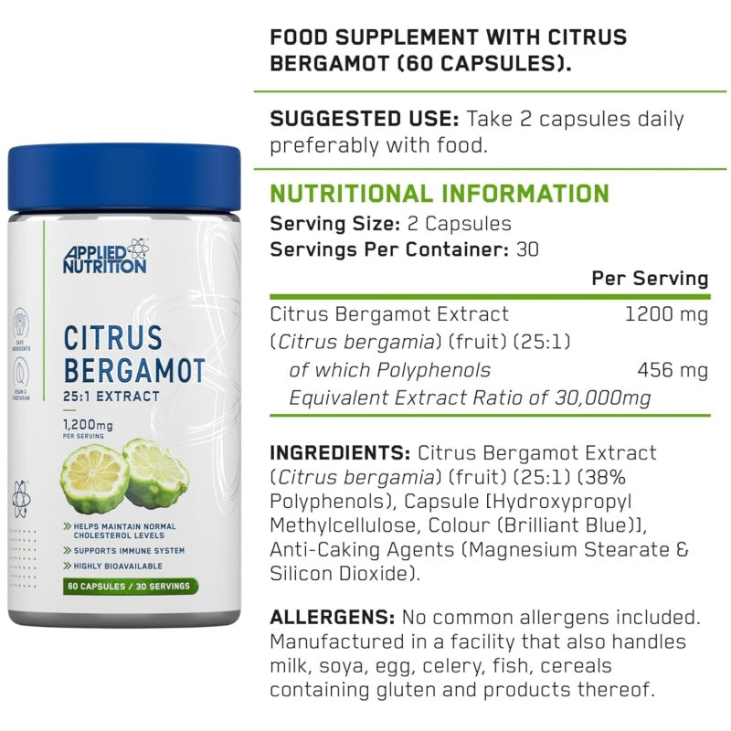 Applied Nutrition Citrus Bergamot - 60 kapslar
