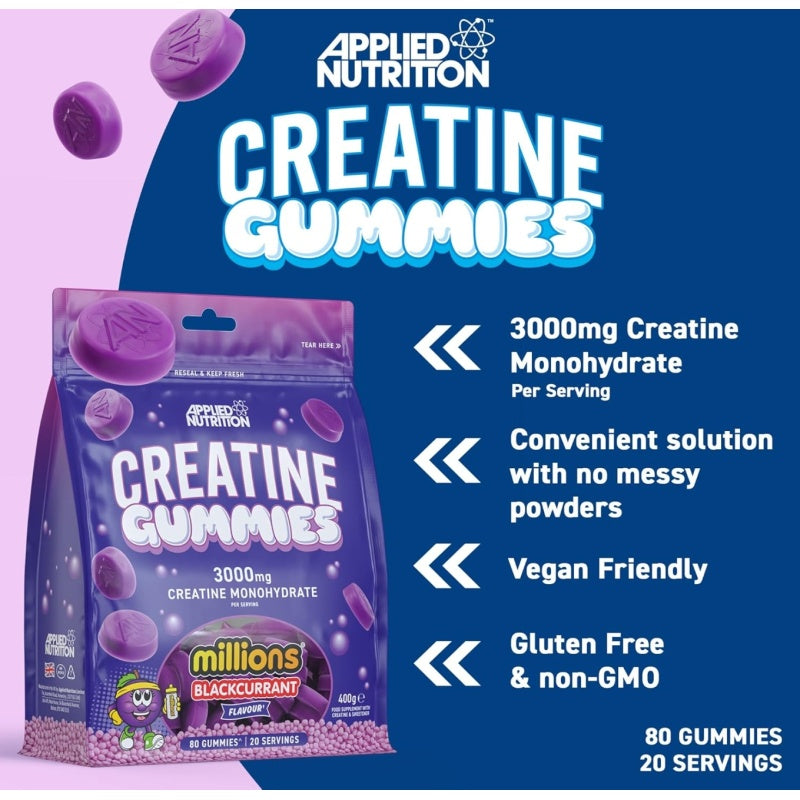 Applied Nutrition Creatine Gummies 80 gummies Cola Blast