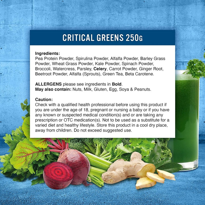 Applied Nutrition Critical Greens 50servings / 250g Unf