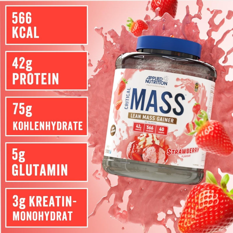 Applied Nutrition Critical Mass - Professional 2400g White Chocolate Raspberry
