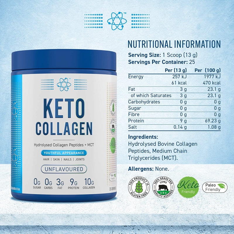 Applied Nutrition Keto Collagen 325g