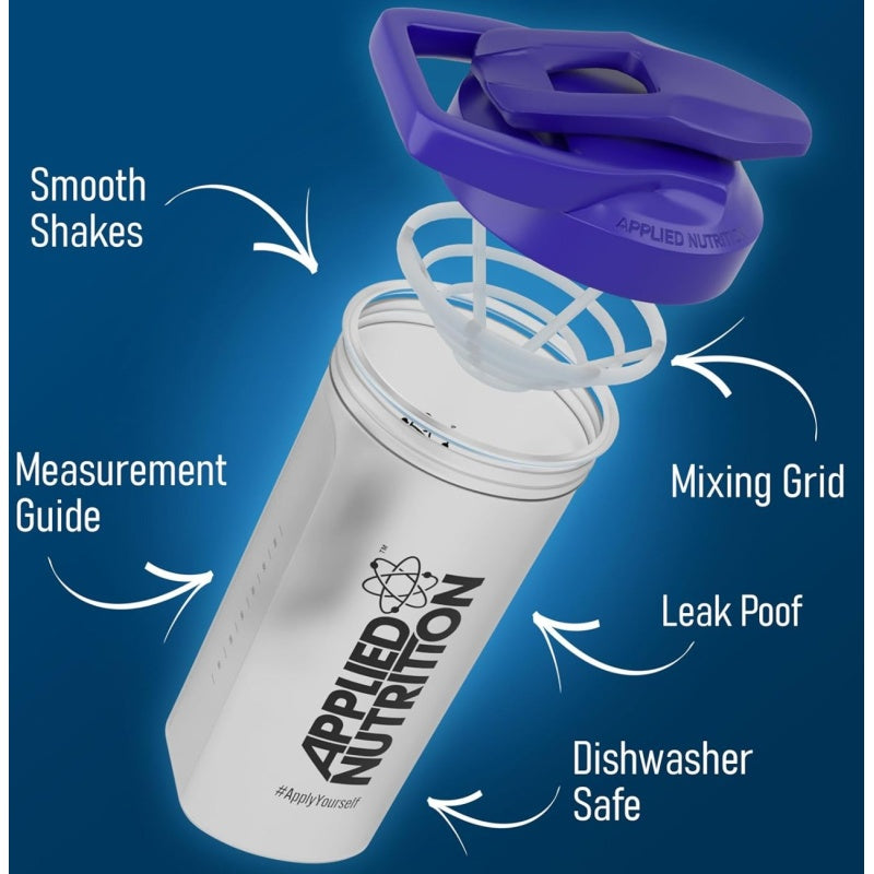 Applied Nutrition Shaker 700ml (Clear Blue)