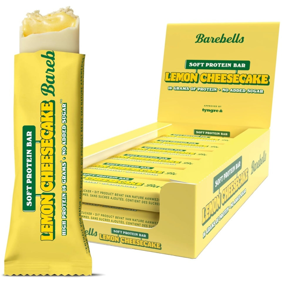 BAREBELLS Soft Protein Bar 12 X 55g Salty Caramel Crunch
