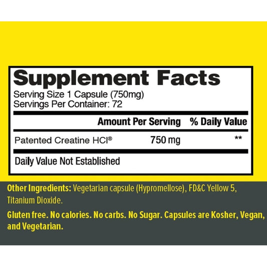 PROMERA SPORTS Con-Cret Creatine HCL 72 kapslar