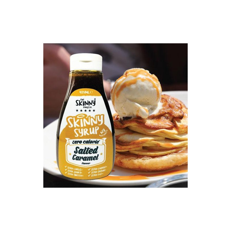 THE SKINNY FOOD CO Zero Calorie Sugar Free Skinny Syrup 425ml Hazelnut Praline