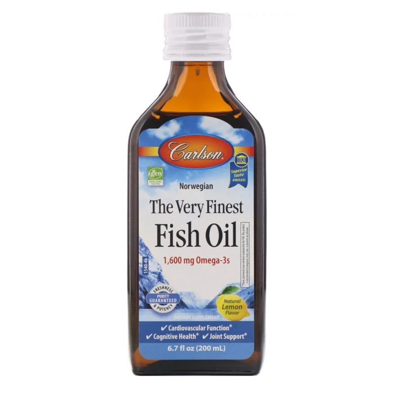CARLSON LABS (norsk) The Very Finest Fish Oil 200 ml