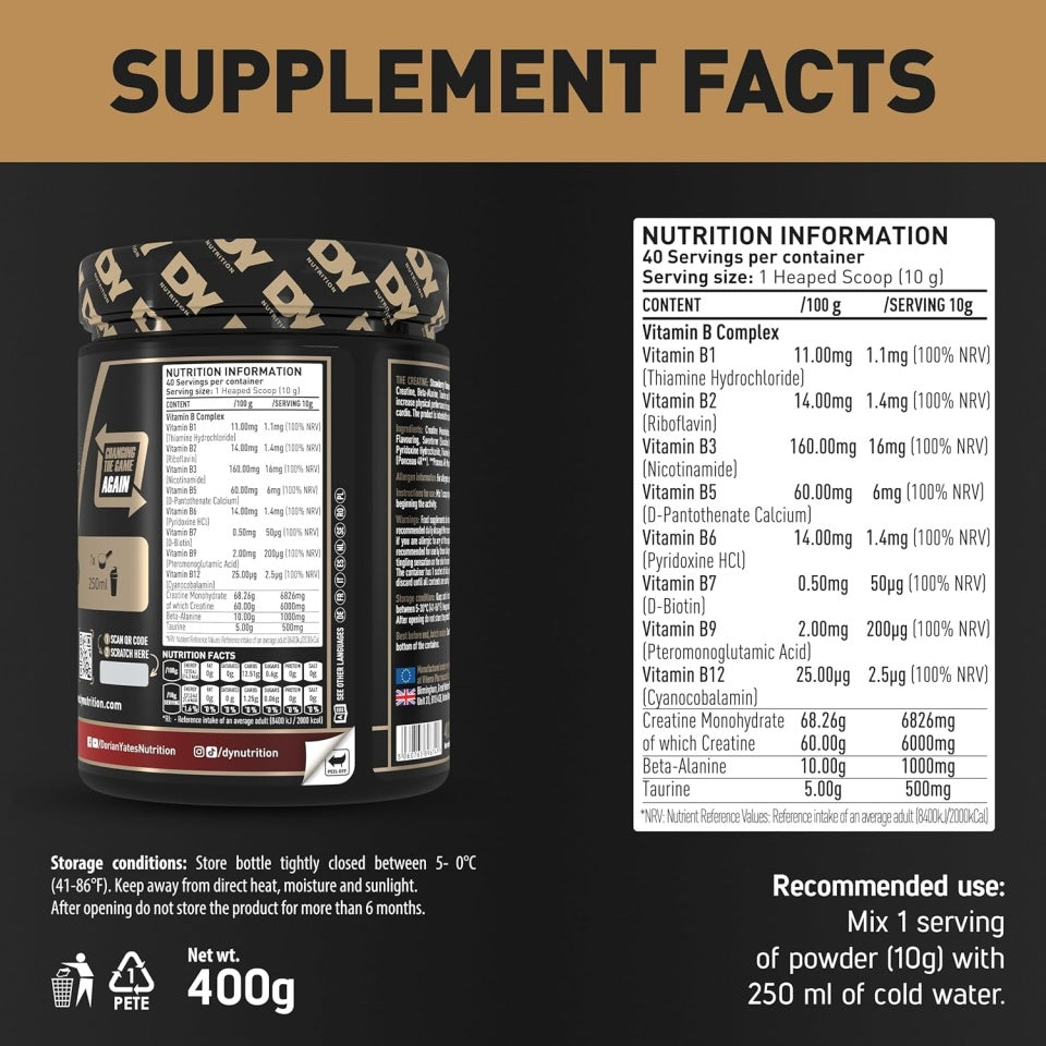 DY Nutrition The Creatine 400g
