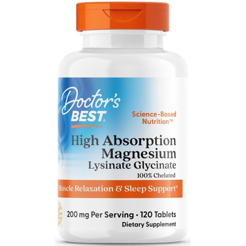 DR´S BEST Magnesium High Absorption 100% Chelated 120tabs