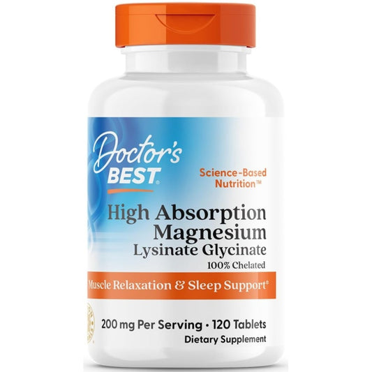 DR´S BEST Magnesium Högt Upptag 100% Kelaterat 120 tabletter