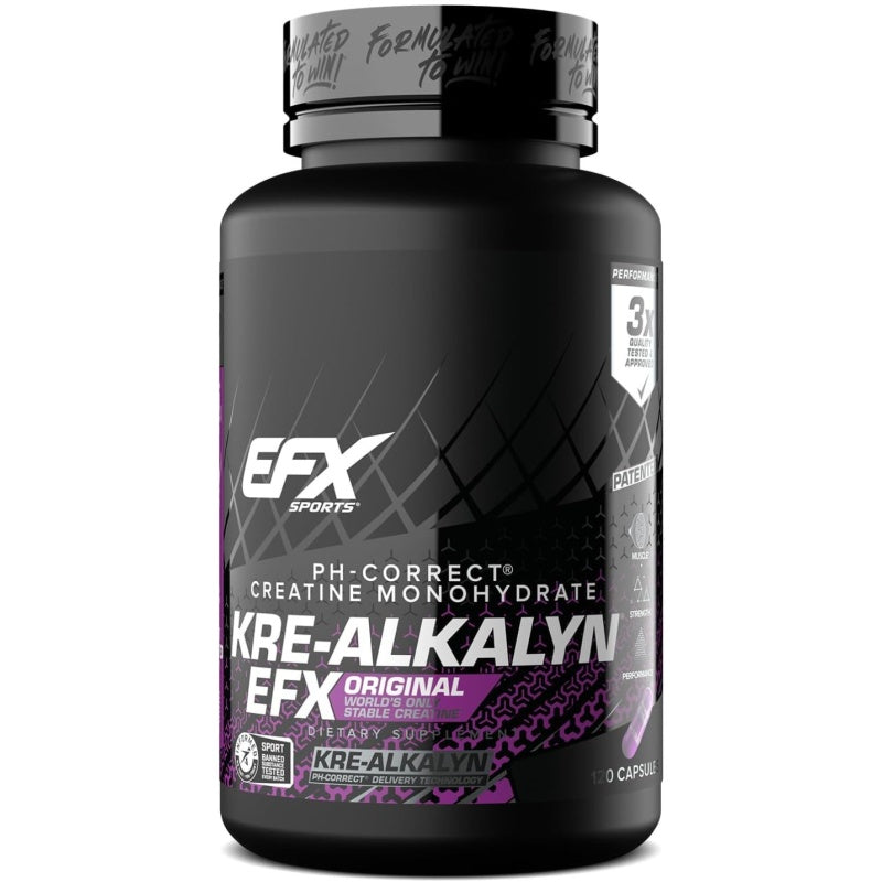 EFX SPORTS Kre-Alkalyn EFX 120 kapsler