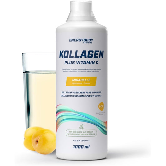 ENERGYBODY Collagen Liquid Plus Vitamin C (Stevia) 1000ml