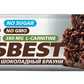 Proteinbar med choklad och brownie-smak, 33% protein, L-carnitin, sockerfri förpackning