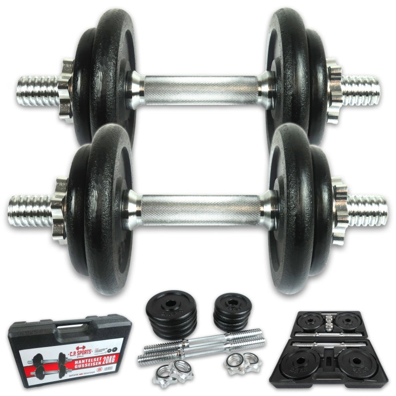 CP SPORTS Premium Dumbbell set 2x10kg(G75-1) 2x