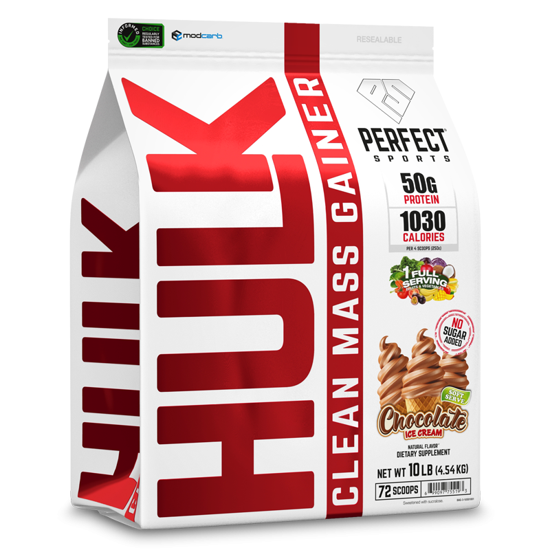 PERFECT Sports HULK Clean Mass Gainer 4.54kg/10lbs