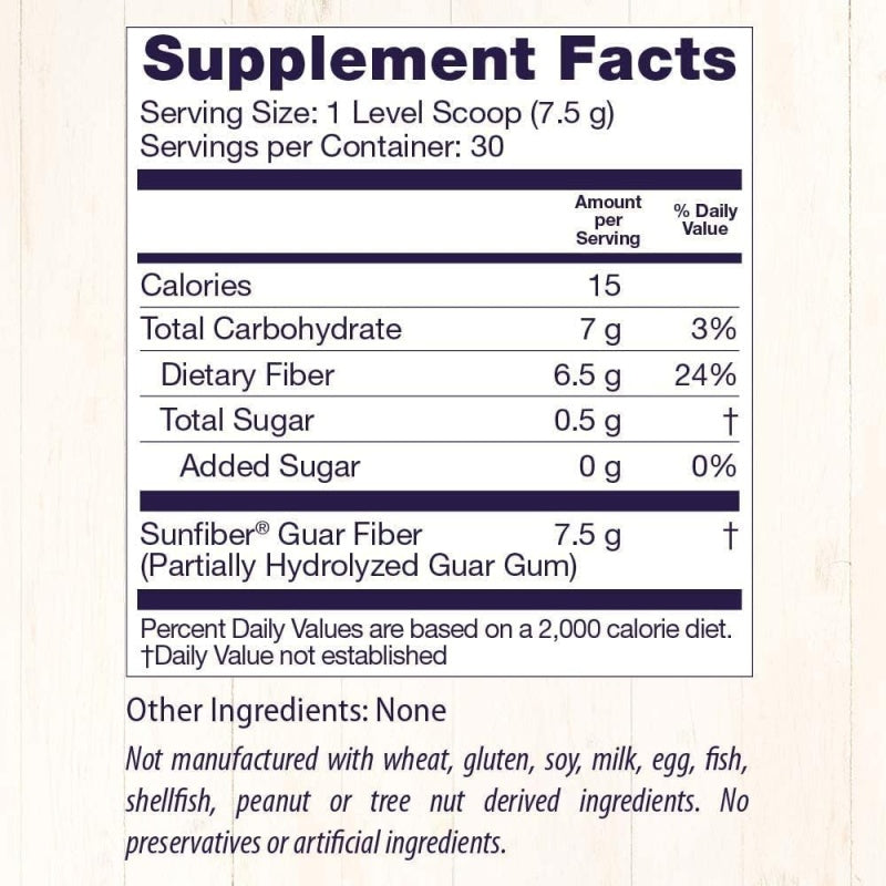 HEALTHY ORIGINS Origins, naturligt sundt fiber (Sunfiber) 225g