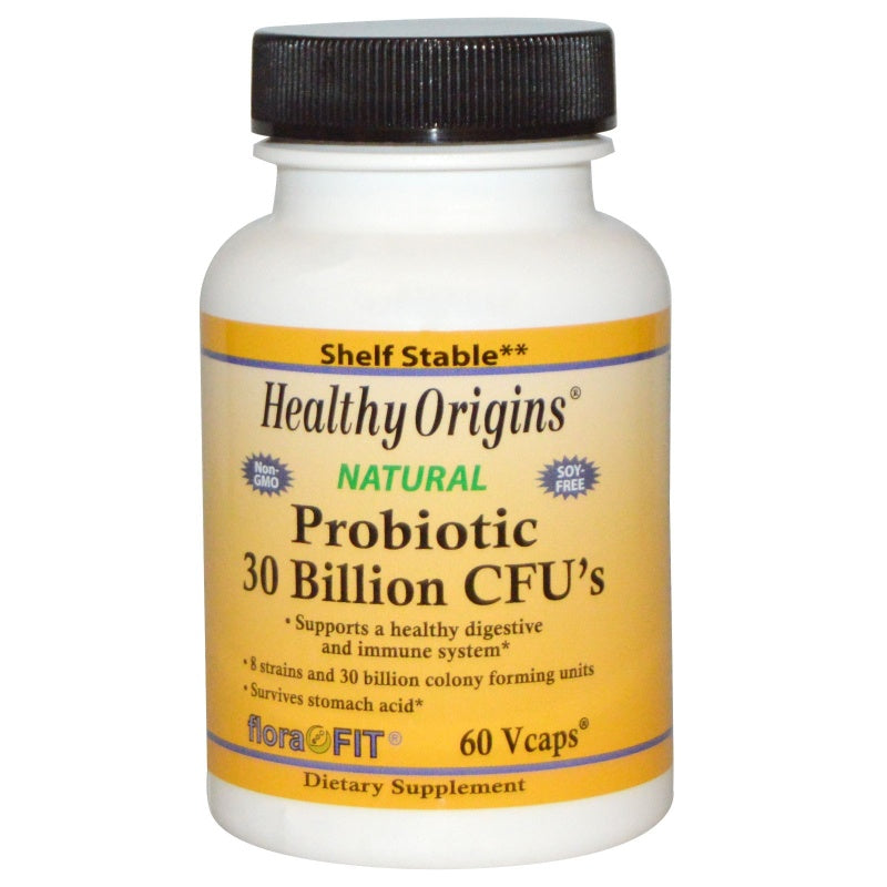 HEALTHY ORIGINS Pro-Biotika 30 miljarder CFU 60 veganska kapslar