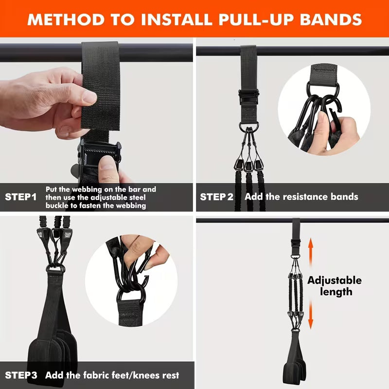 iFit Pull-UP resistancebånd Gul/Sort IFIT03