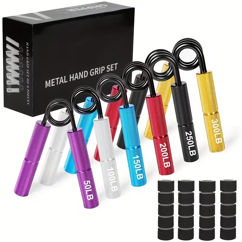 iFit Hand Grip Strengt Trainer 50lbs-300/lbs (6pcs) IFIT05