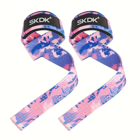iFit Weight Lifting Straps (Purple Flower) IFIT13