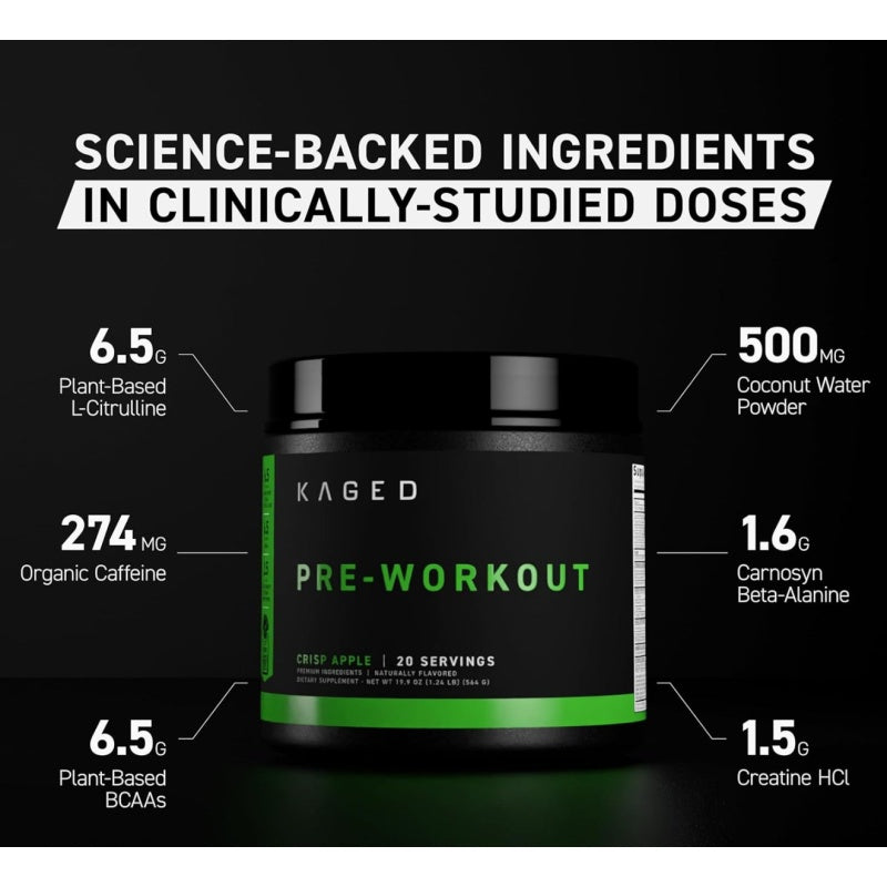 KAGED MUSCLE Pre-Kaged 20 Servings Fruit Punch