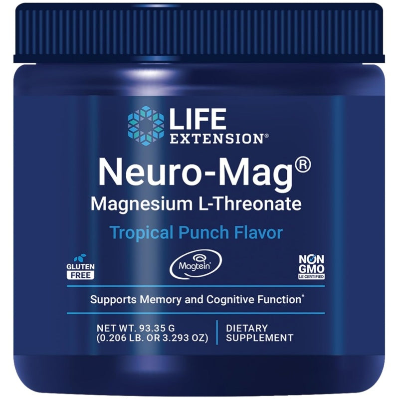 LIFE EXTENSION Neuro-Mag Magnesium L-Threonate 93.35g Tropical Punch