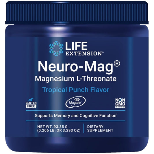 LIFE EXTENSION Neuro-Mag Magnesium L-Threonate 93.35g Tropical Punch