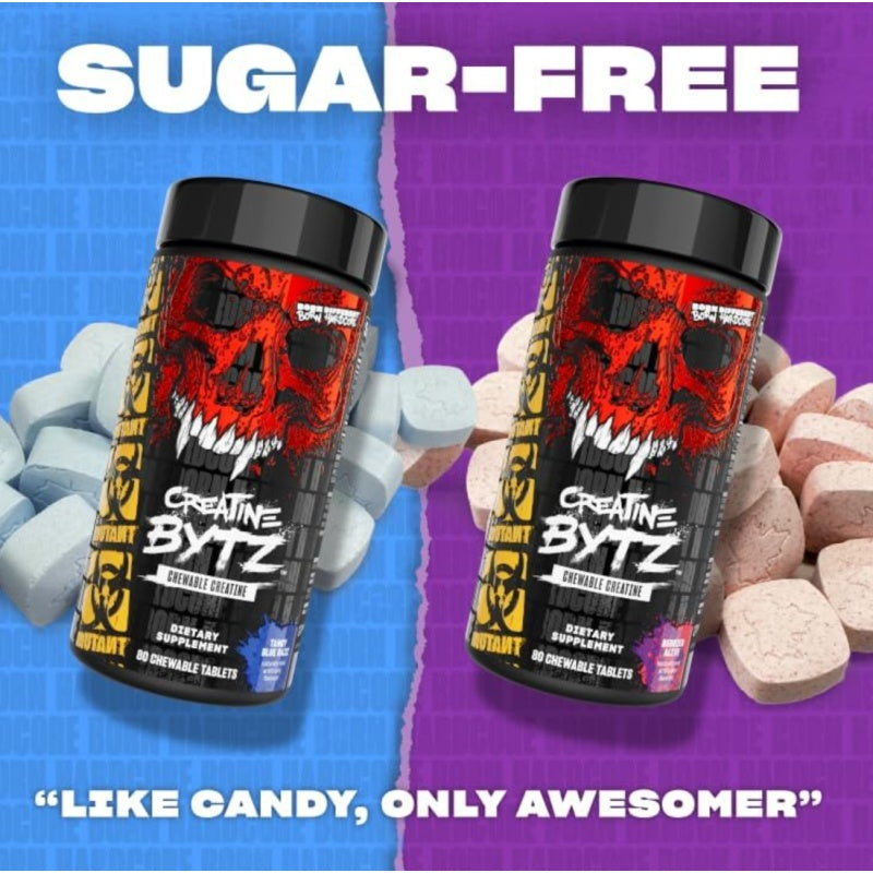 MUTANT Creatine Bytz 80 chewables Berried Alive