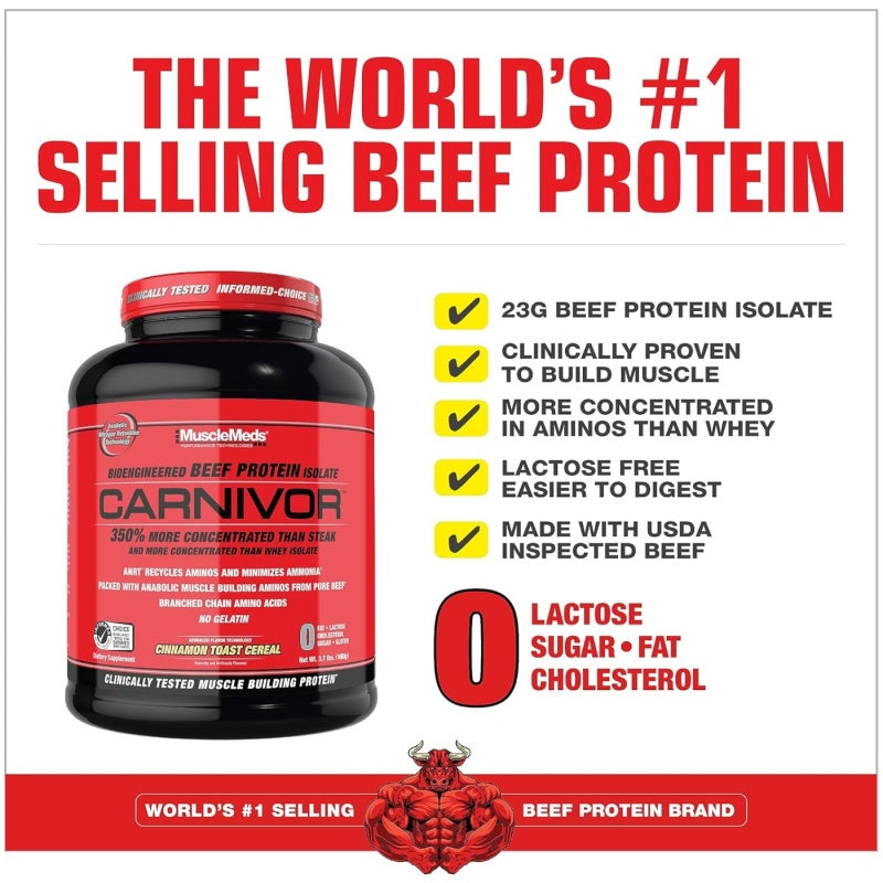 MUSCLEMEDS Carnivor 2lbs  Choc Peanut