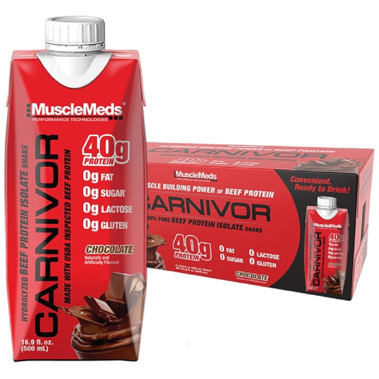 MUSCLEMEDS Carnivor RTD Beef Protein Shake 500ml Choklad